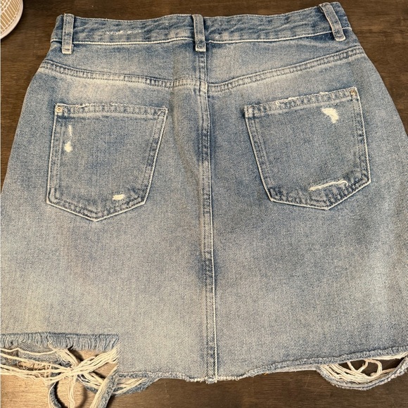 Beaded denim skirt Zara small - Picture 6 of 6